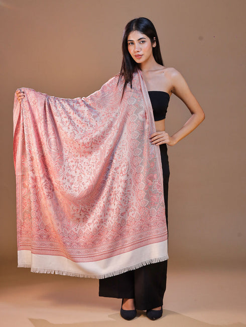 Women's Jamawar Wool Shawl